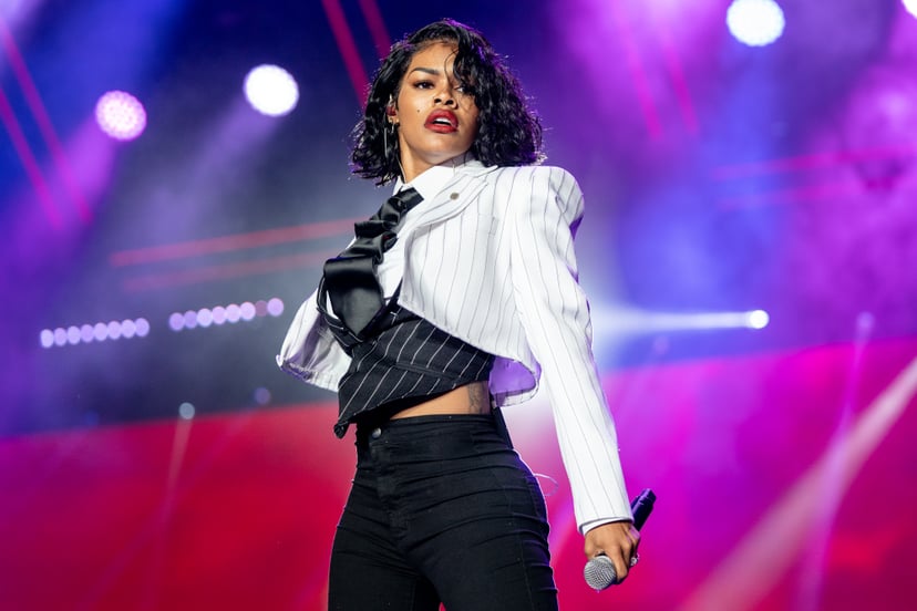 NEW ORLEANS, LOUISIANA - JULY 07: Teyana Taylor performs at the 25th Essence Festival at the Mercedes-Benz Superdome on July 07, 2019 in New Orleans, Louisiana. (Photo by Josh Brasted/FilmMagic)