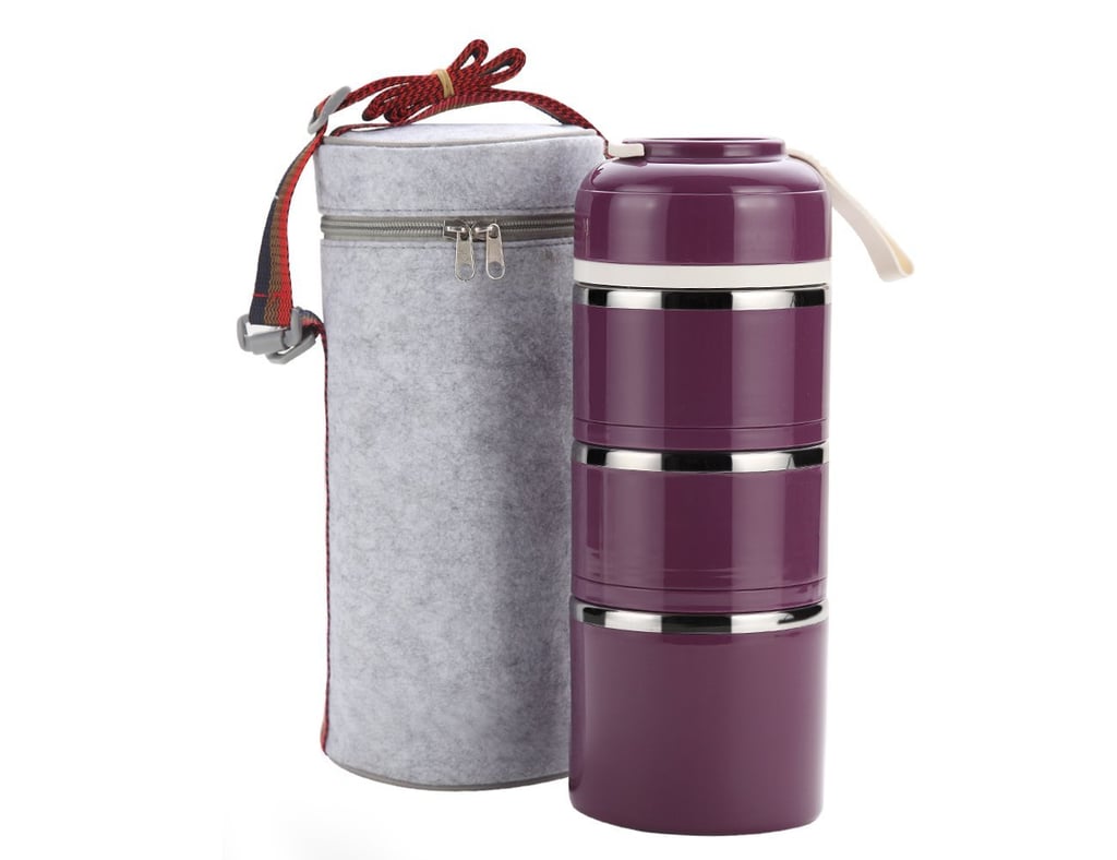 VANDHOME Portable Stainless Steel Insulated Lunch Box with Lunch Bag
