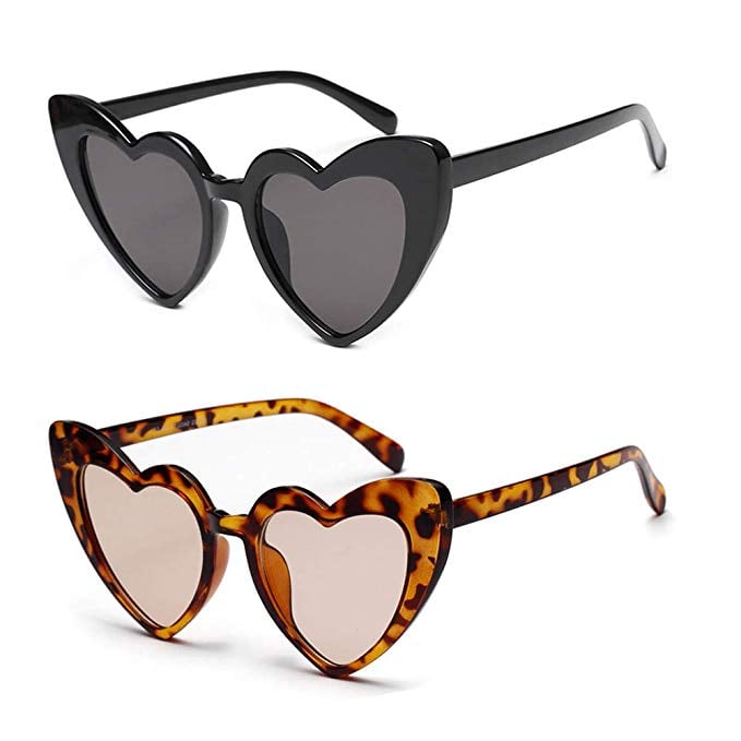 Heart Shaped Retro Cateye Sunglasses