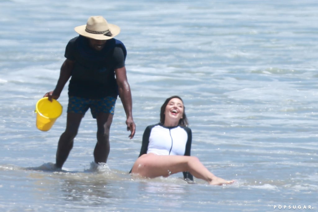 Miranda Kerr at a Beach Photo Shoot in LA July 2016