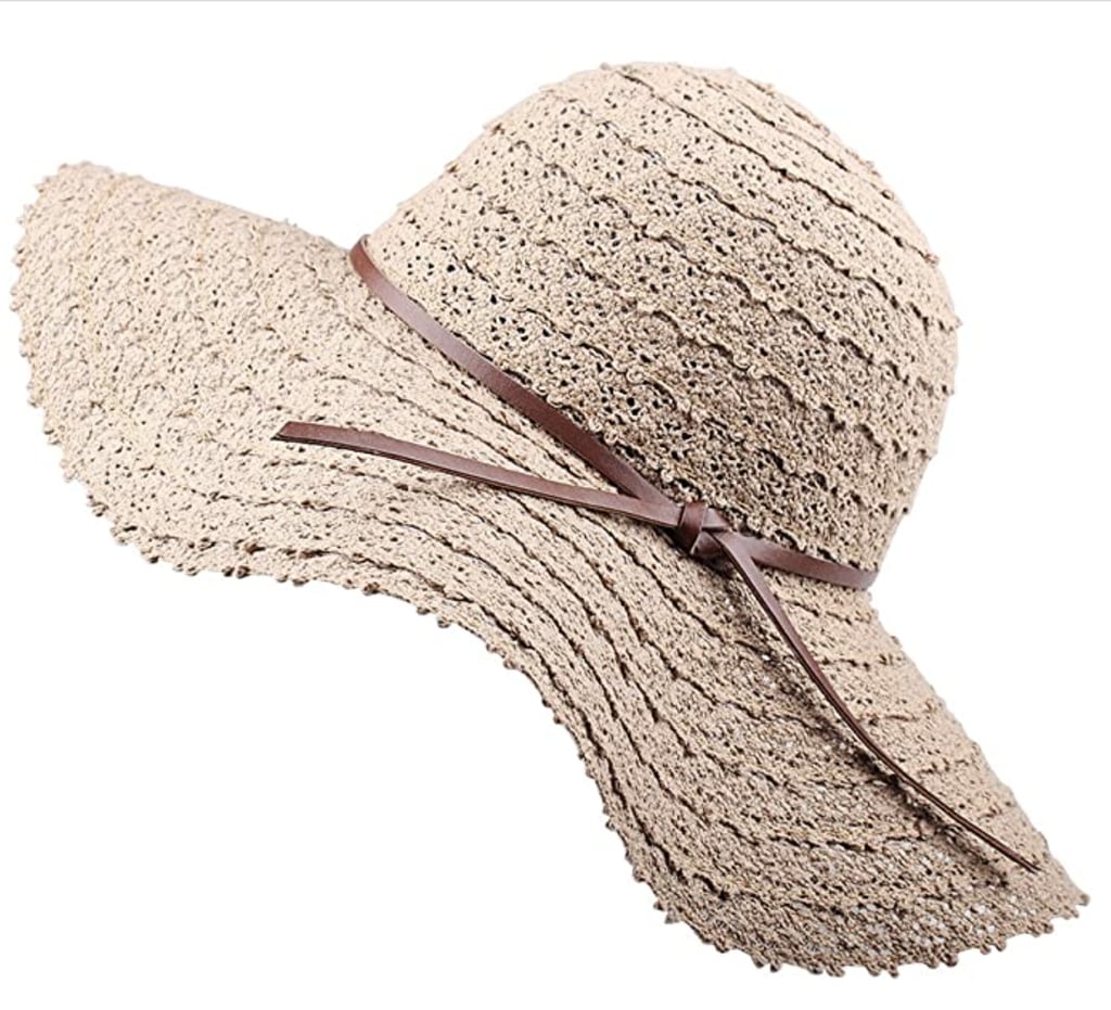 Furtalk Foldable Floppy Summer Beach Sun Hat for Women