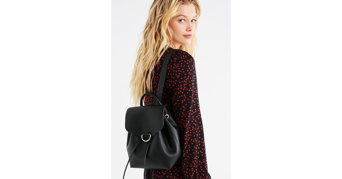 mellie faux leather mini backpack
