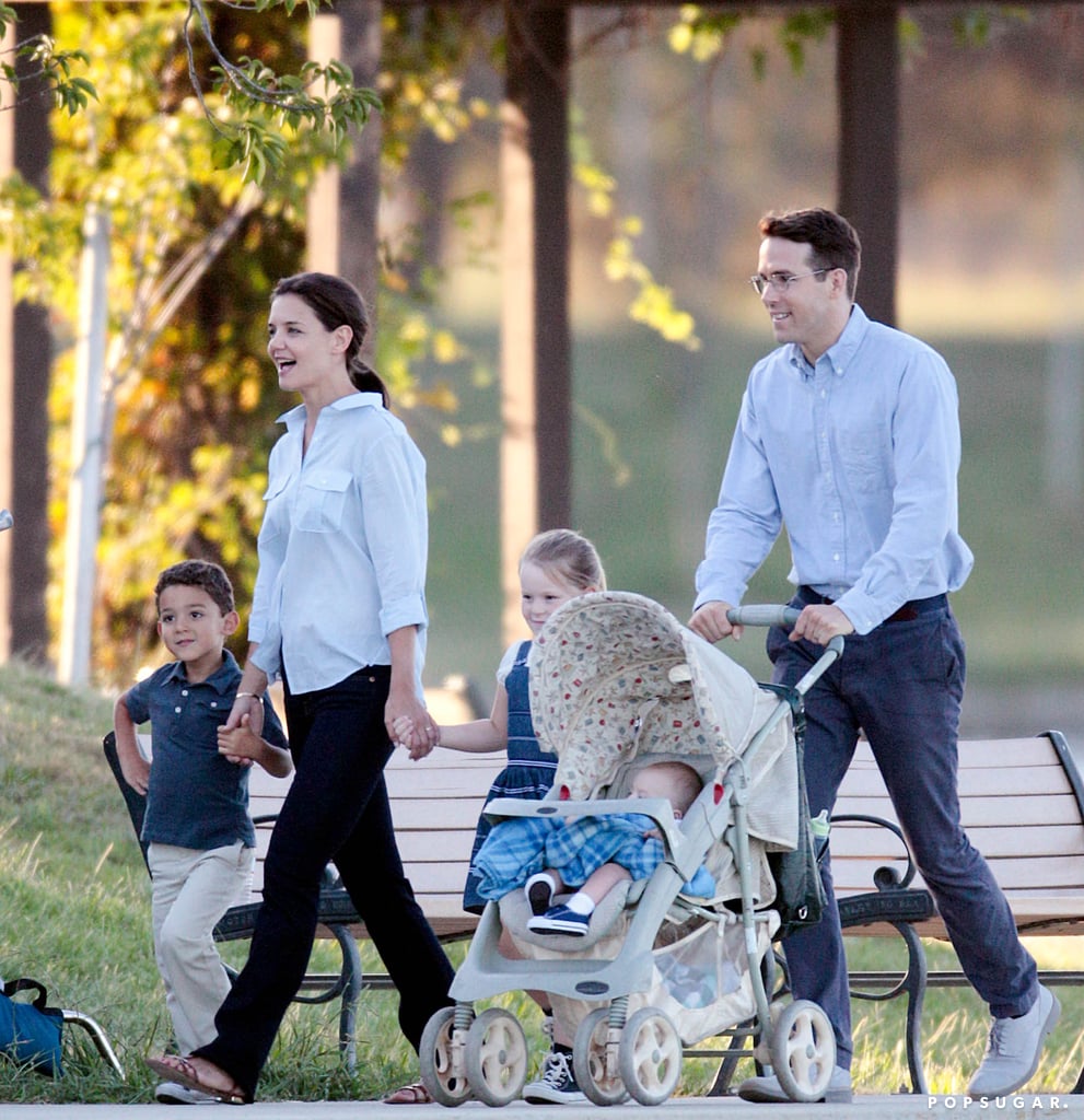 Katie Holmes and Ryan Reynolds Filming Woman in Gold