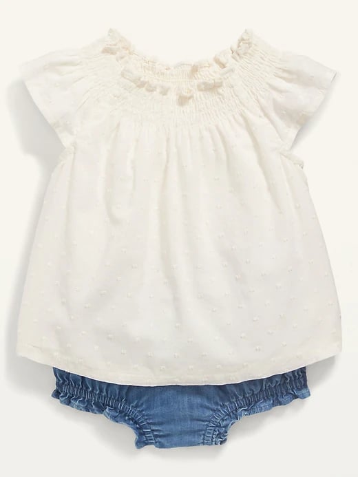 Old Navy Short Sleeve Swiss Dot Top and Bloomers Set Old Navy Is