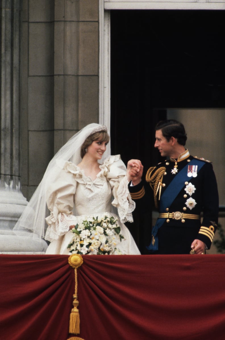 Princess Diana and Prince Charles on Their Wedding Day