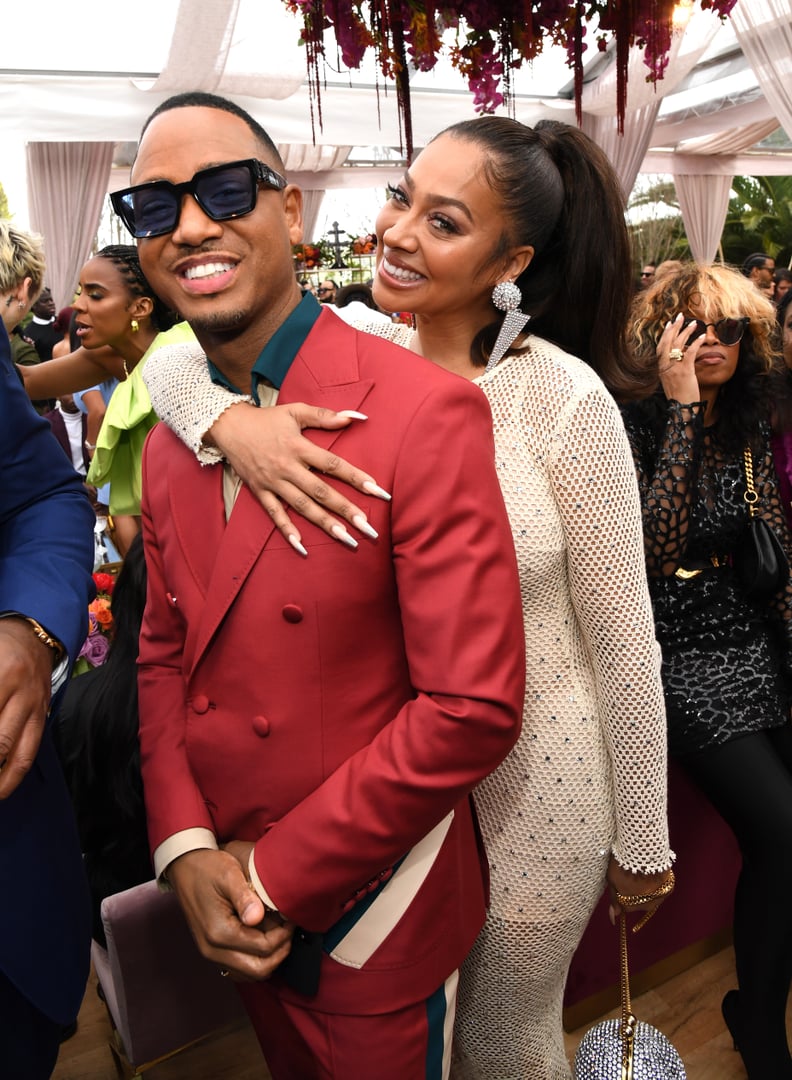Terrence J and La La Anthony at the 2020 Roc Nation Brunch in LA