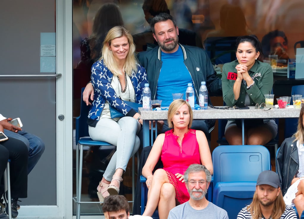 Ben Affleck and Lindsay Shookus at the US Open