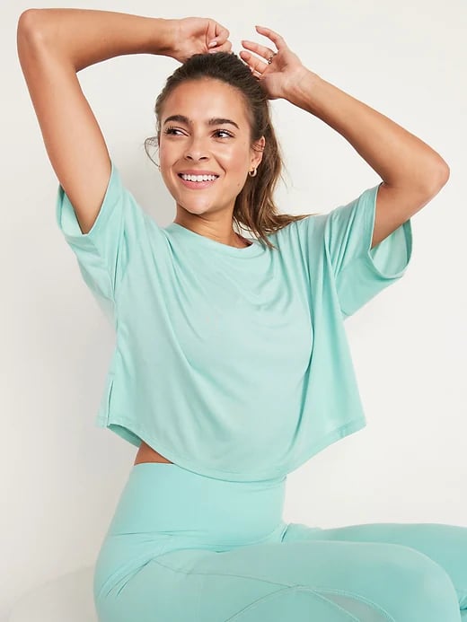 Old Navy UltraLite All-Day Performance Crop T-Shirt