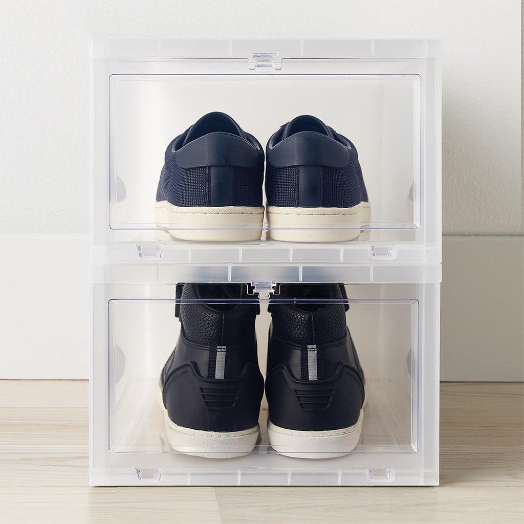 The Container Store Large DropFront Shoe Box Stylish Shoe Organisers