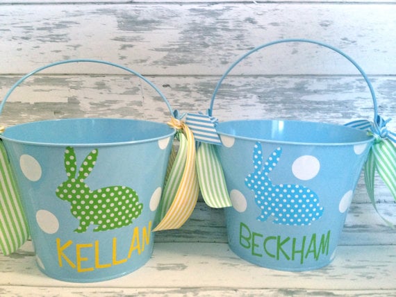 Easter bunny pails