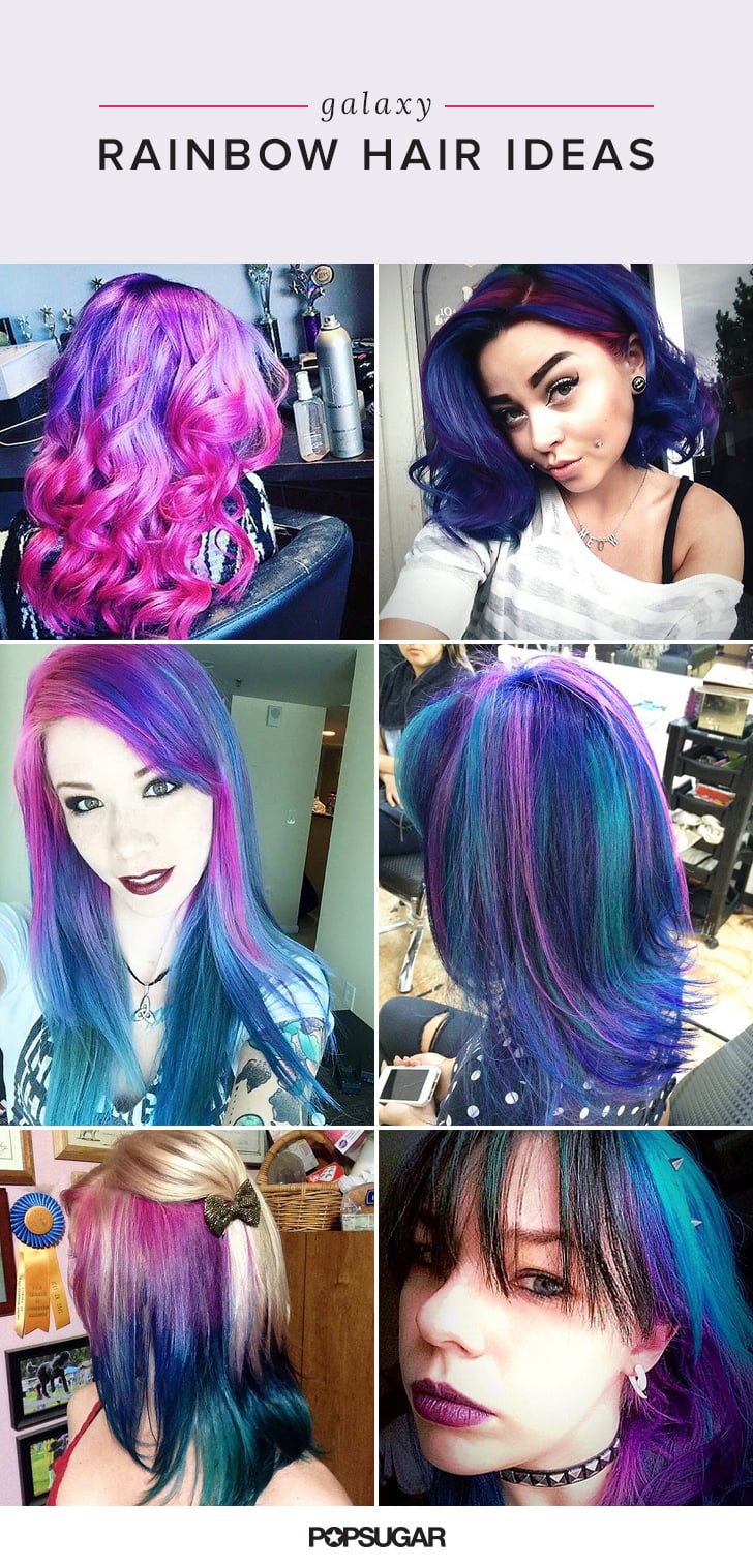Galaxy Hair Color Ideas | POPSUGAR Beauty