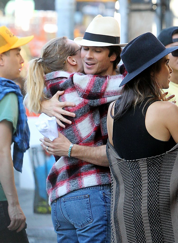 Ian Somerhalder and Nikki Reed in NYC October 2015
