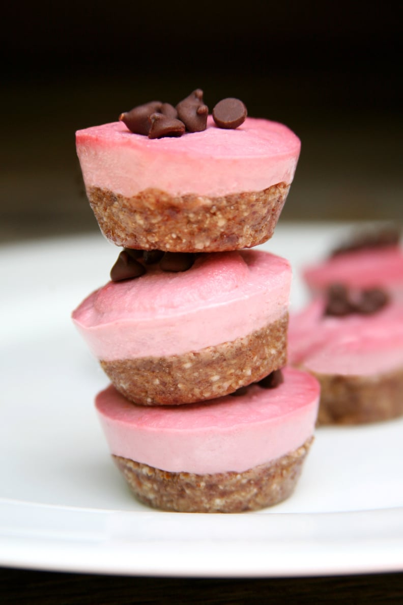 Bite-Size Strawberry Cheesecakes