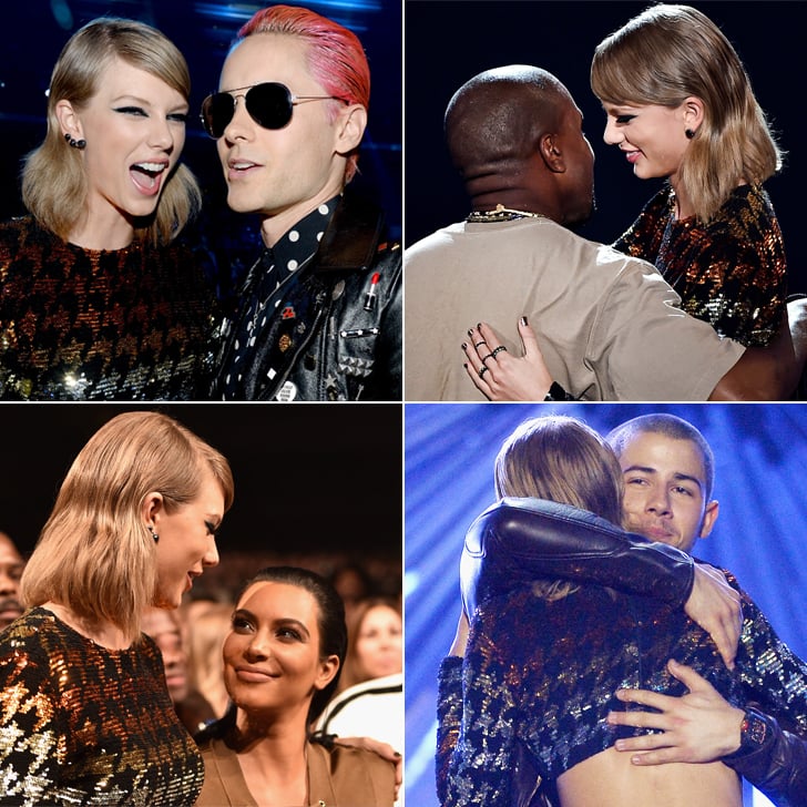 Taylor Swift With Other Celebrities at the MTV VMAs 2015