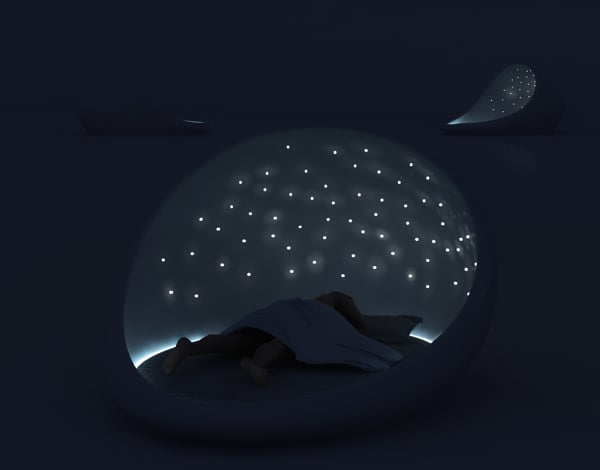 Cosmos Bed — Nighttime
