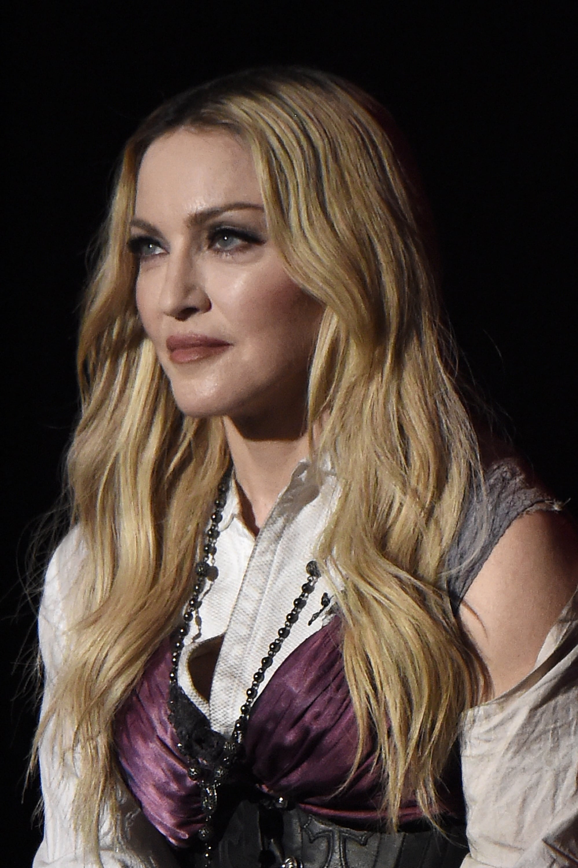 LOS ANGELES, CA - MARCH 29:  Singer Madonna performs onstage during the 2015 iHeartRadio Music Awards which broadcasted live on NBC from The Shrine Auditorium on March 29, 2015 in Los Angeles, California.  (Photo by Kevin Mazur/Getty Images for iHeartMedia)