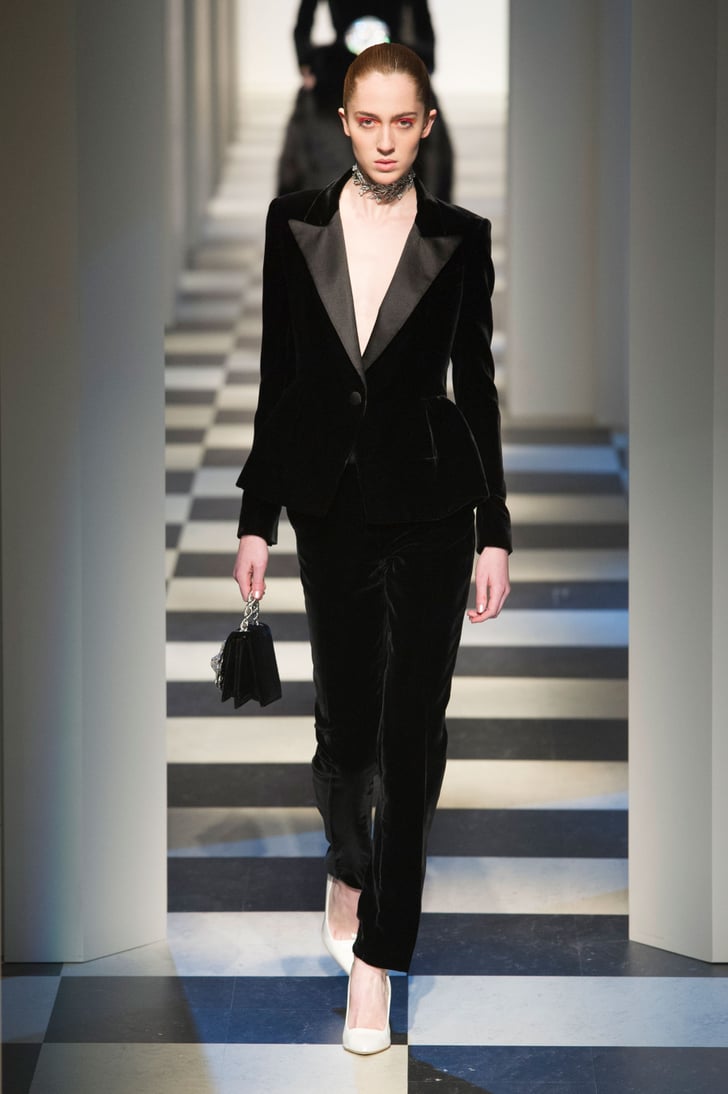 Trade In Your Black Dress For a Black Pantsuit | Wearable Runway ...