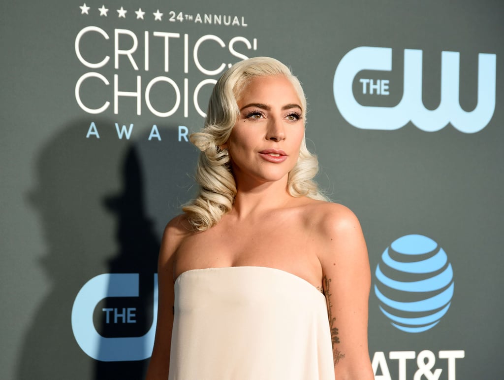 Lady Gaga Beauty at the 2019 Critics Choice Awards