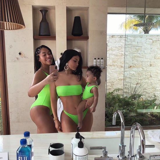 Kylie Jenner's Neon Green Bikini With Daughter Stormi