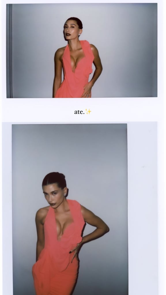 Hailey Bieber's Neon Pink Vivienne Westwood Corset Dress