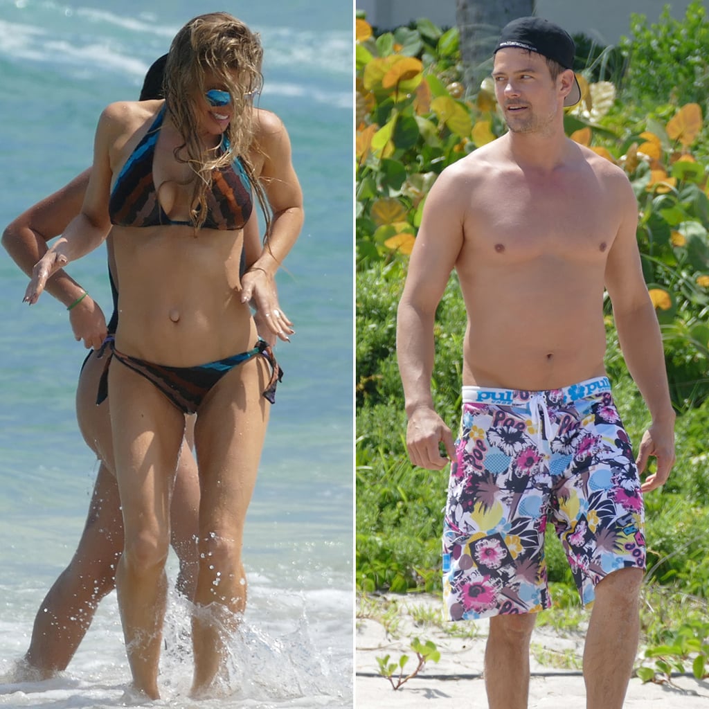 Fergie and Josh Duhamel on the Beach in Florida Pictures POPSUGAR Celebrity