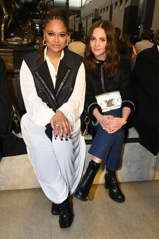 Alicia Vikander, Sophie Turner Sit Front Row At Louis Vuitton Show –  Footwear News