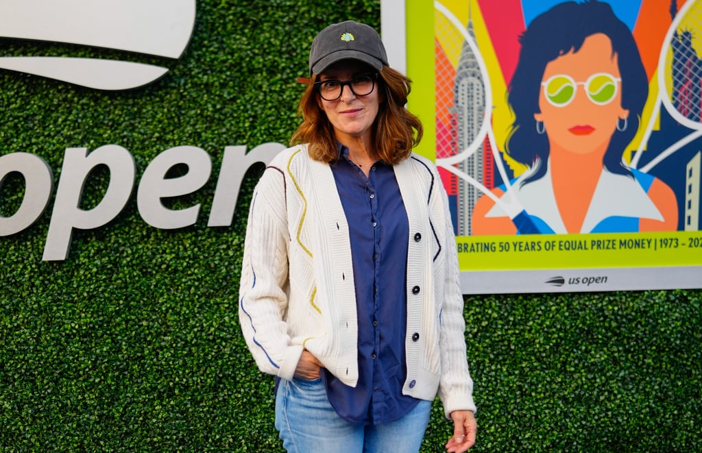 Tina Fey at the US Open on Sept. 4.