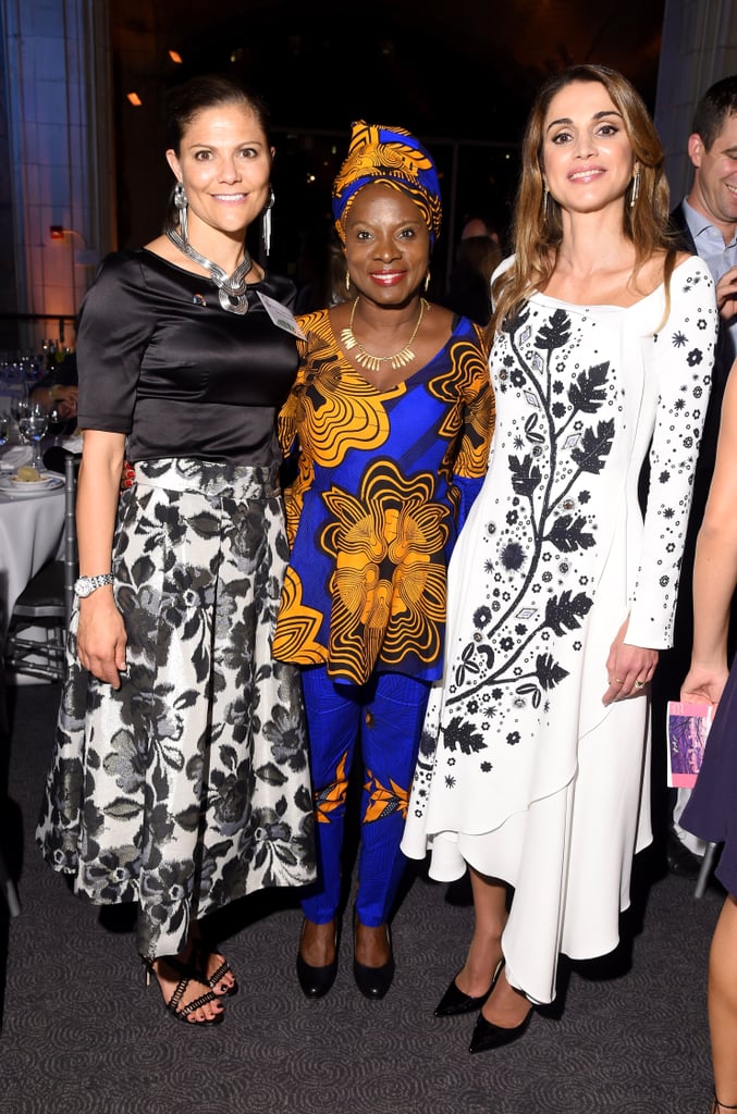 The Royals Both Wore Black and White Floral-Printed Looks