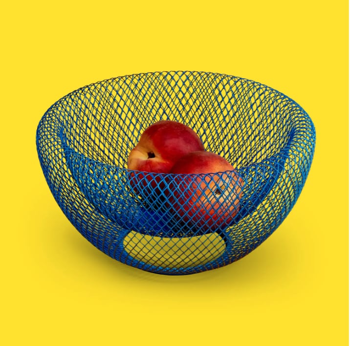 Fetching Fruit: Wire Mesh Bowl