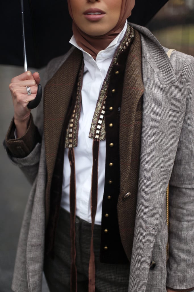 Checked Double Breasted Jacket ($119)