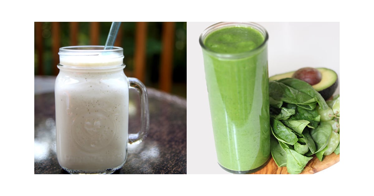 Healthy Breakfast Smoothie Recipes; Green Smoothies POPSUGAR Fitness