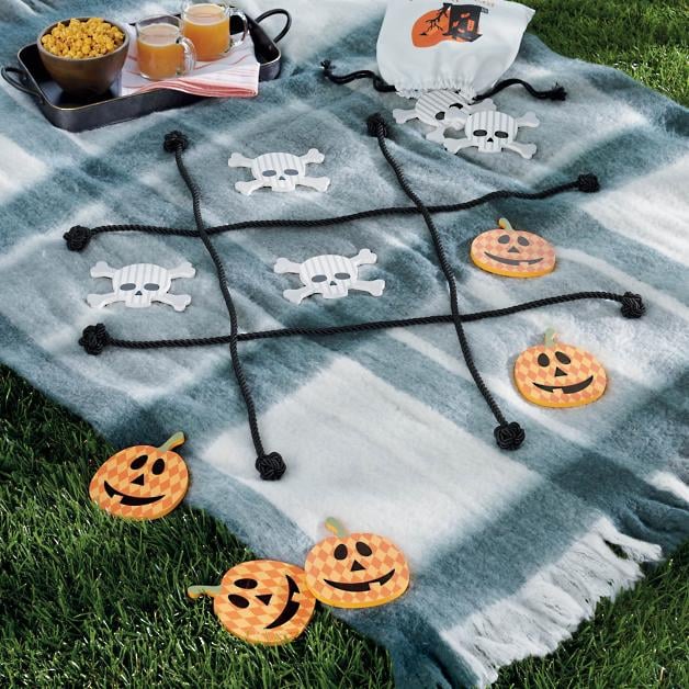 Backyard Halloween Tic Tac Toe