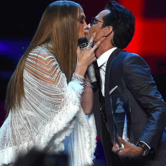 Jennifer Lopez Kissing Marc Anthony at Latin Grammys 2016