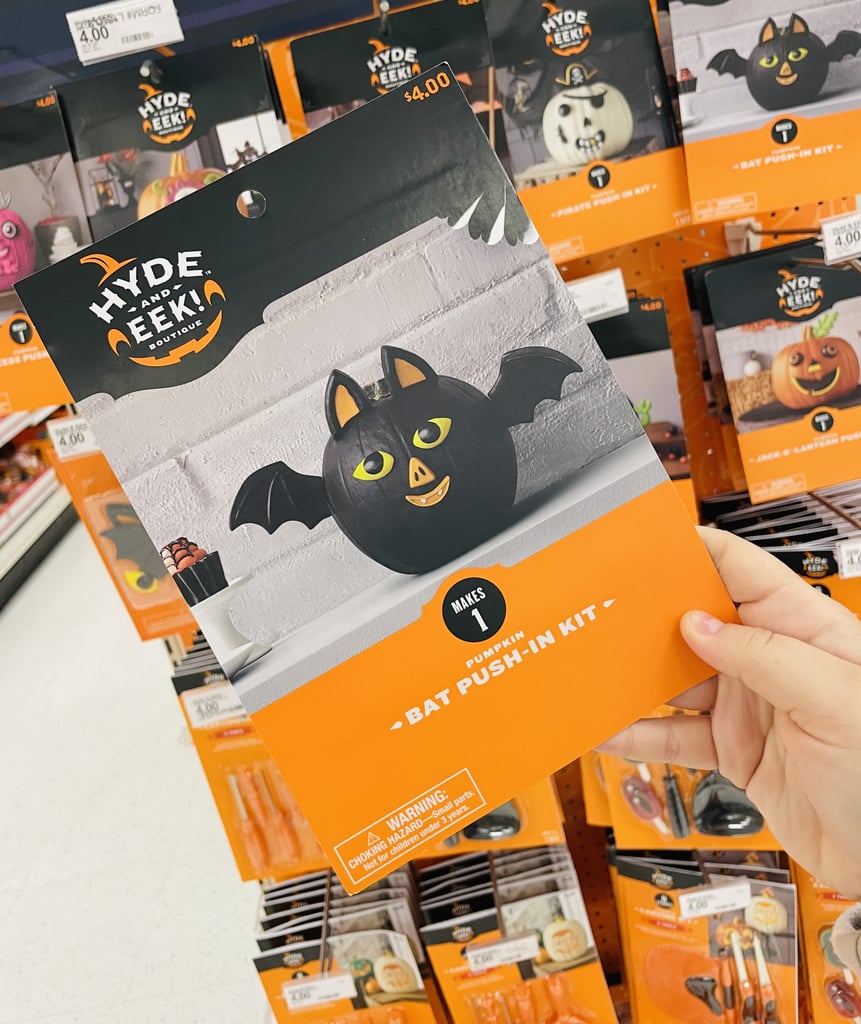 Spooktacular Bat: Hyde & Eek! Boutique Pumpkin Push-In Halloween Decorating Kit