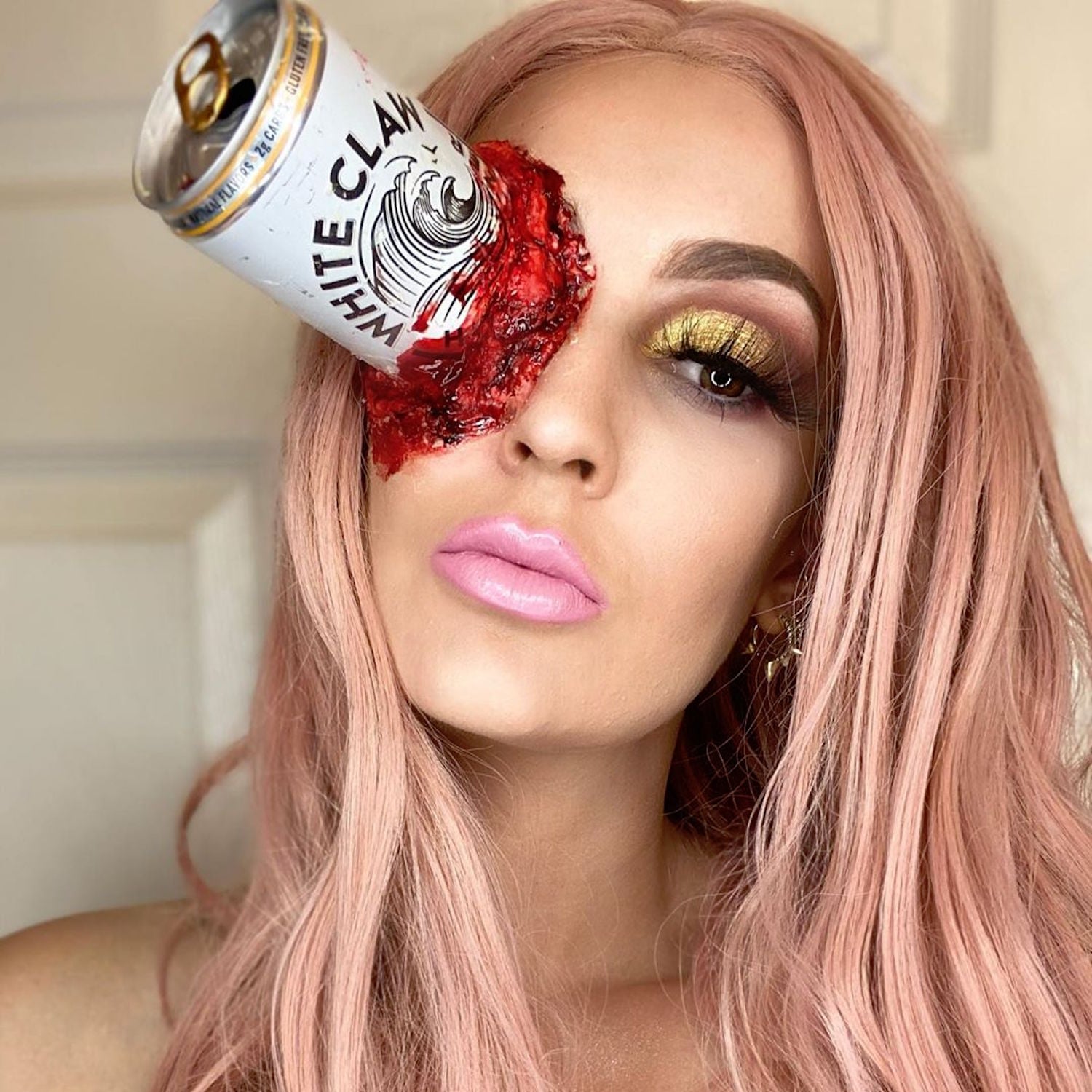 White Claw Halloween Makeup Is Trending Obviously Popsugar