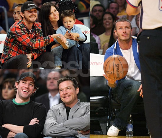Celebs at Lakers Game