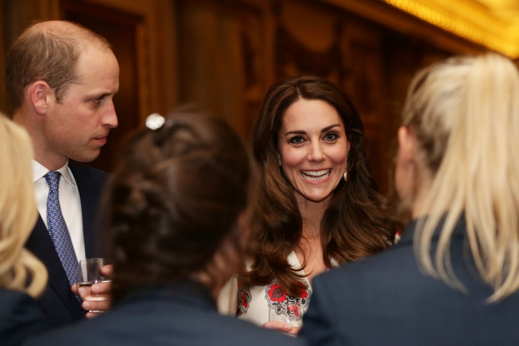 Prince William and Kate Middleton at Olympic Reception 2016