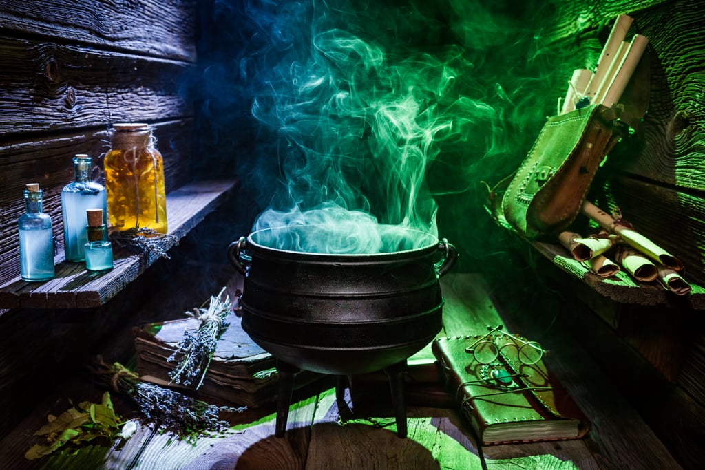 HomeGoods Flaming Cauldron Essential Oil Diffuser