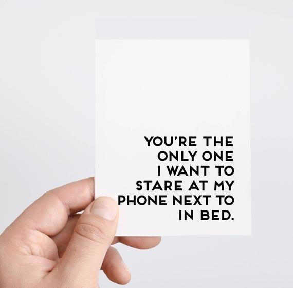 Stare at Phone Card