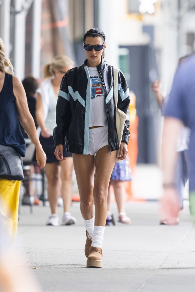 Bella Hadid Wearing Underwear as Outerwear in 2022