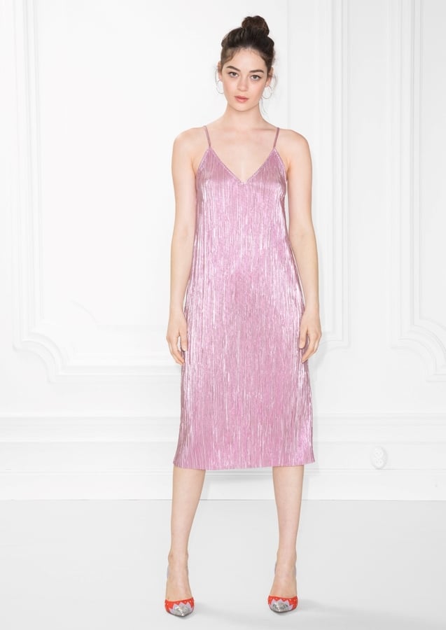And Other Stories Metallic Sheen Dress