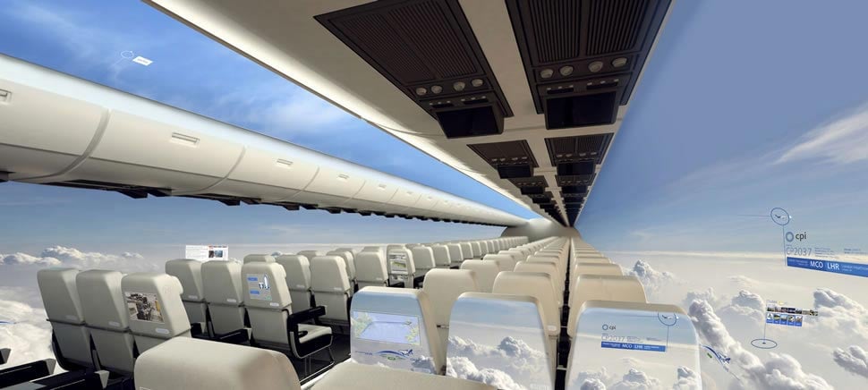 Windowless Plane Pictures