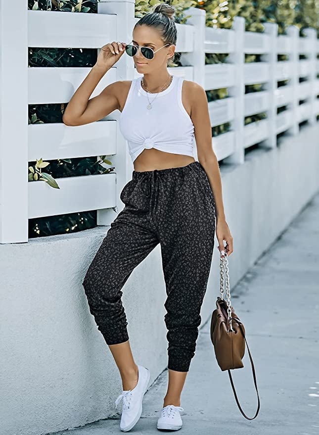 Women's Sweatpants Capri Pants Cropped Jogger Running Pants Lounge Loose  Fit Waist with Side Pockets Jogger crop – FANS SPORTS