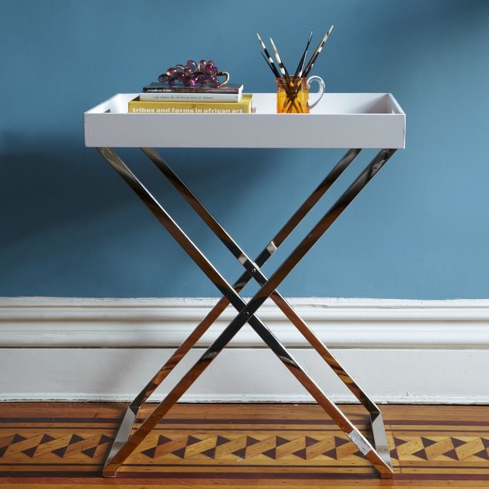 West Elm Tall Butler Tray Stand