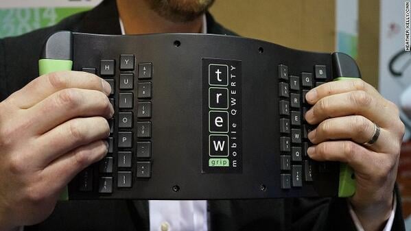 Upside Down QWERTY Keyboard