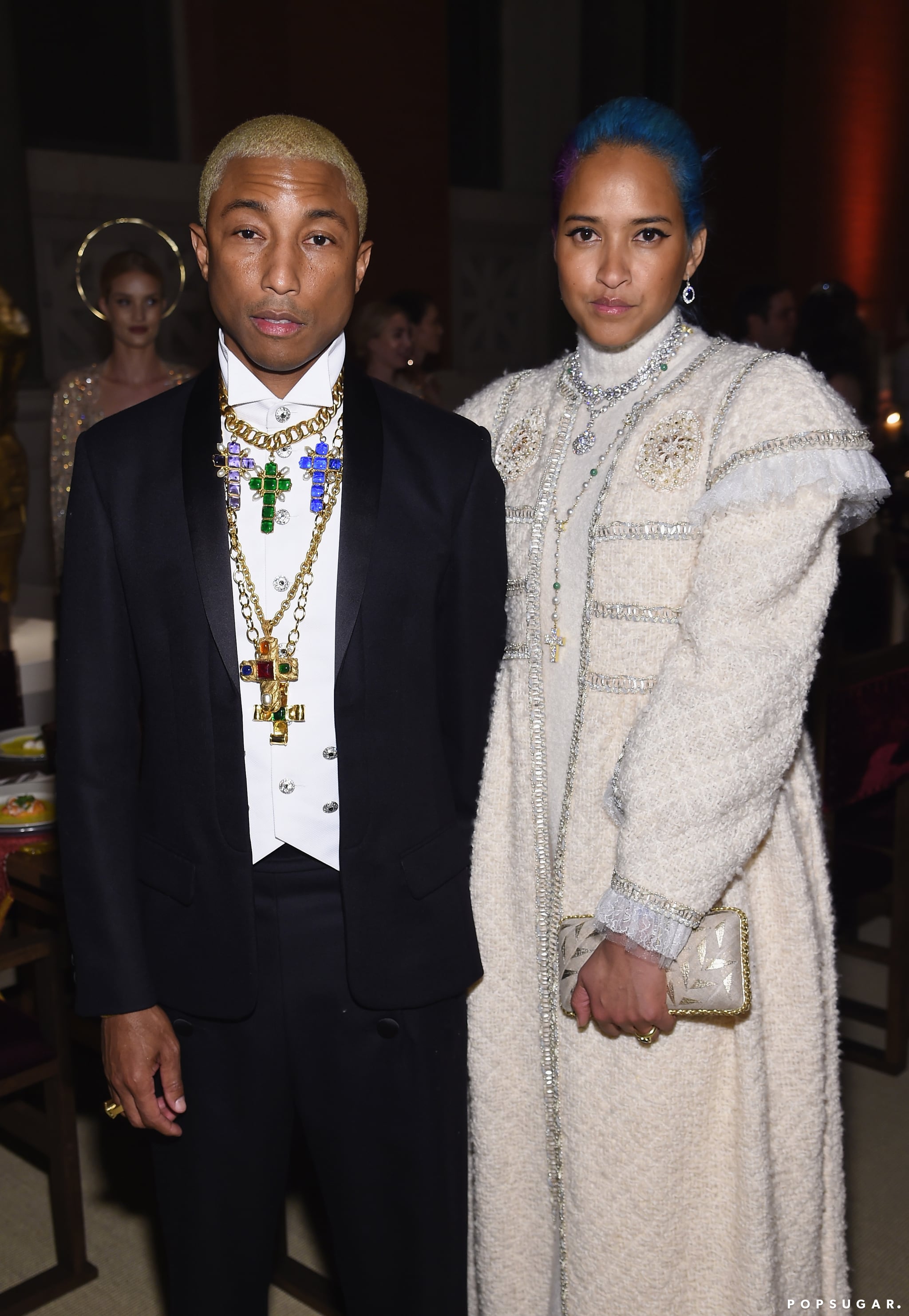 Pharrell Williams' fiancée Helen Lasichanh flashes boob - Mirror Online