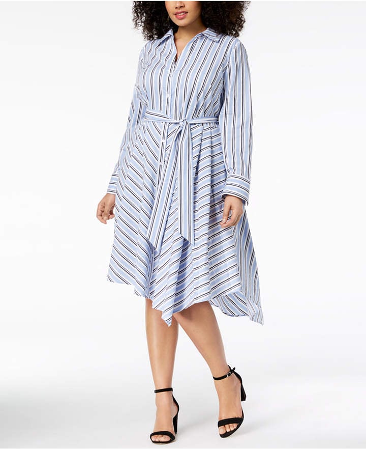 Inc striped dress sales
