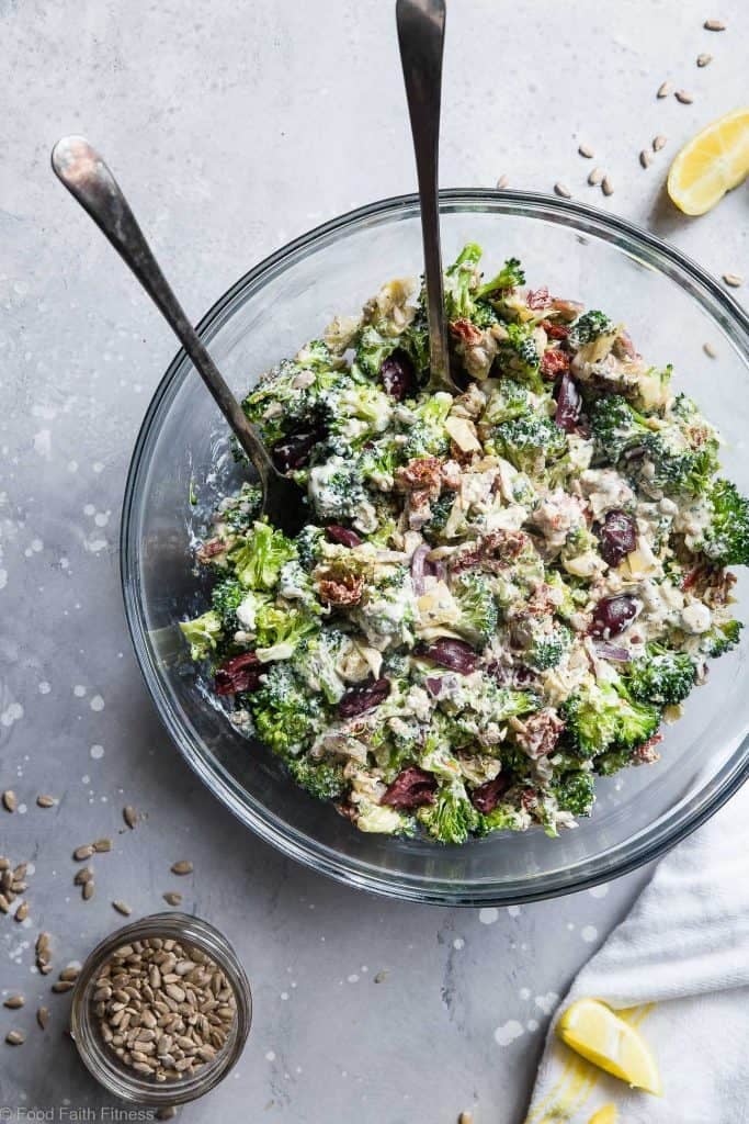 Mediterranean Low-Carb Broccoli Salad