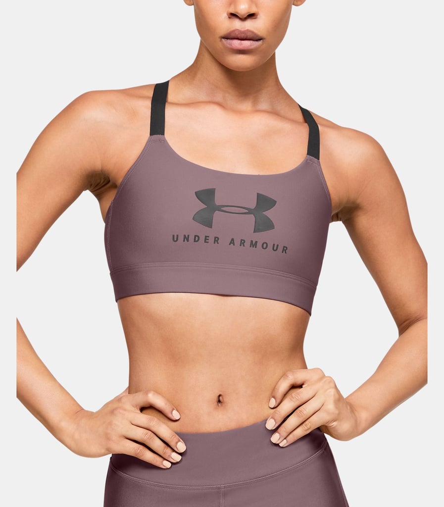 UA Armour Mid Sportstyle Graphic Sports Bra