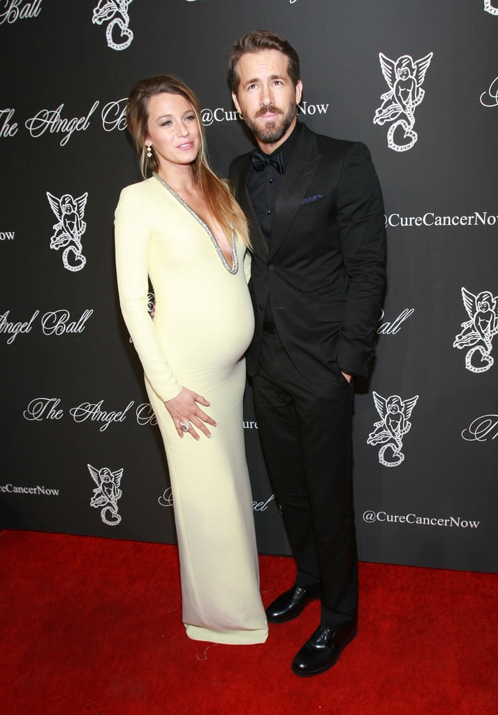 Blake Lively Pregnant in Yellow Dress on the Red Carpet